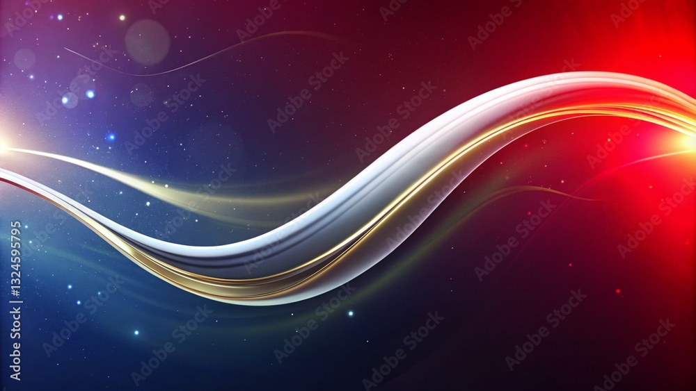 Abstract colorful neon wallpaper fantastic wave background