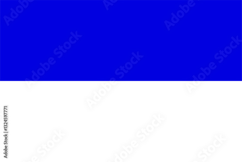 Vector image of the flag of the city of Reims, France, featuring accurate proportions and colors.