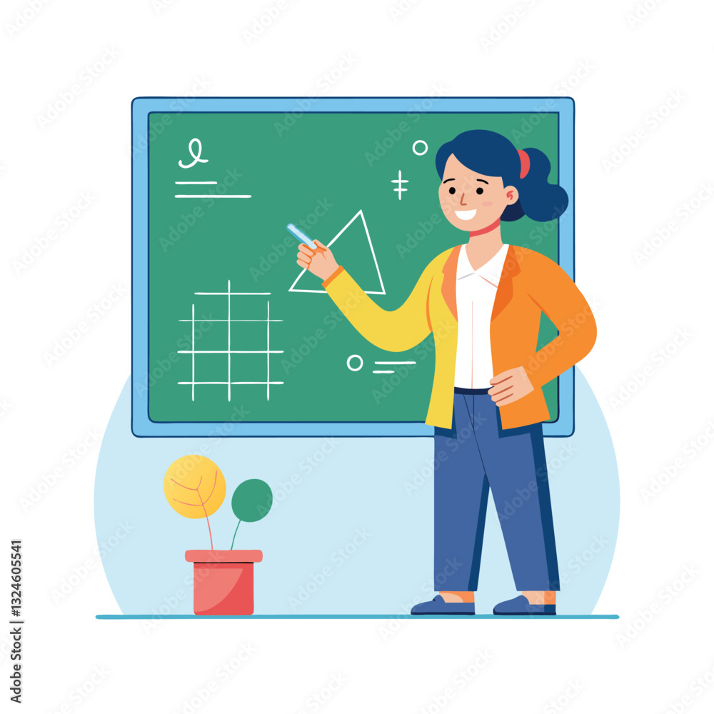 World teachers day (Día del maestro (Latam) concept vector illustration World teachers day (Día del maestro (Latam) concept vector illustration