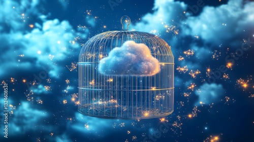 Cloud Computing in a Cage Digital Freedom Network Security photo