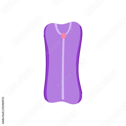 infant swaddle wrap cartoon vector illustration