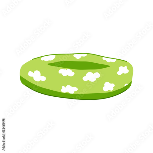 feeding nursing pillow cartoon vector illustration