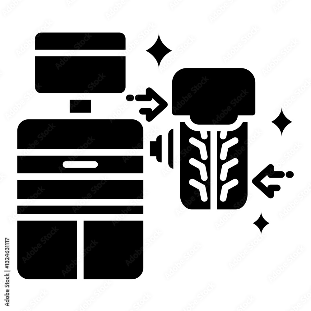 Balancing icon in Glyph Style. Simple Vector Design. Simple Vector Glyph Icon Balancing icon in Glyph Style. Simple Vector Design. Simple Vector Glyph Icon