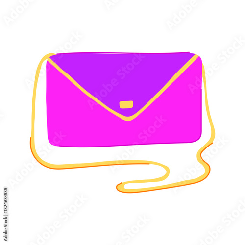 plate clutch cartoon vector illustration