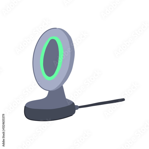 holder charging stand wireless cartoon vector illustration