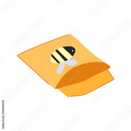 free beeswax food wrap cartoon vector illustration