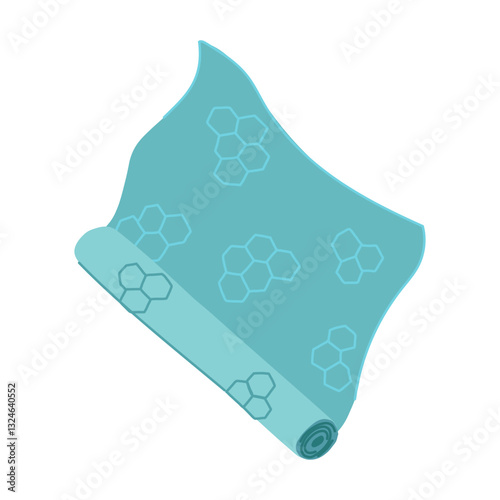 eco beeswax food wrap cartoon vector illustration