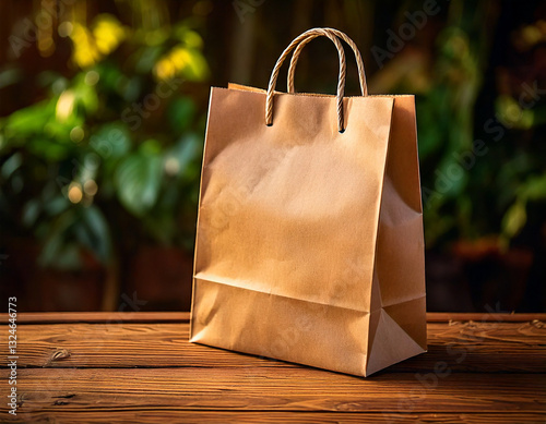 Nachhaltige Einkaufstasche aus recyceltem Papier – Umweltfreundliche Verpackung für den Einzelhandel