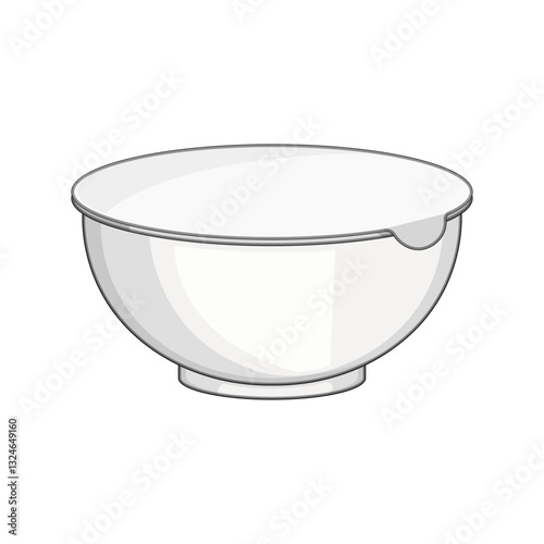 plastic yogurt container cartoon vector illustration