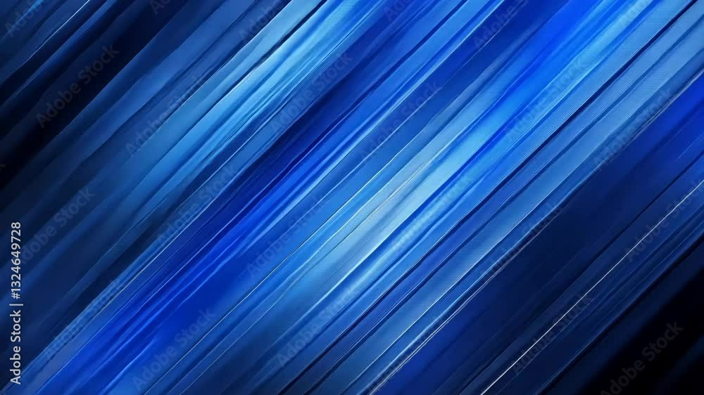 Abstract diagonal lines, vibrant blue and white. Deep dark background, modern design Abstract diagonal lines, vibrant blue and white. Deep dark background, modern design