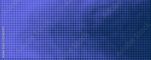 Wallpaper Mural Dots halftone blue color pattern gradient texture with technology digital background. Torontodigital.ca