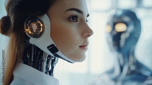 Empowering business efficiency  a businesswoman leverages ai solutions for streamlined operations