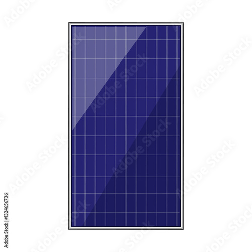 renewable solar panels cartoon vector illustration