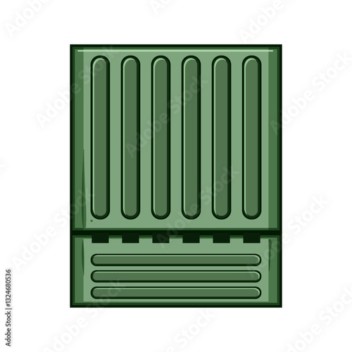 soil compost bin cartoon vector illustration