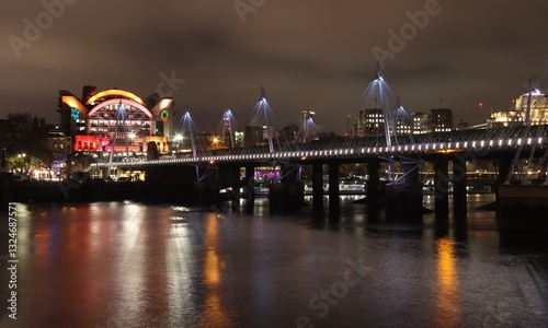 Charing Cross bridge in December