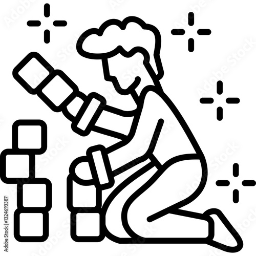 Daycare Icon Vector Element