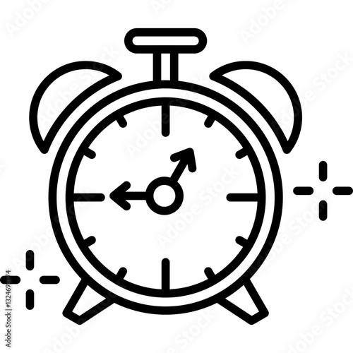 Clock Icon Vector Element
