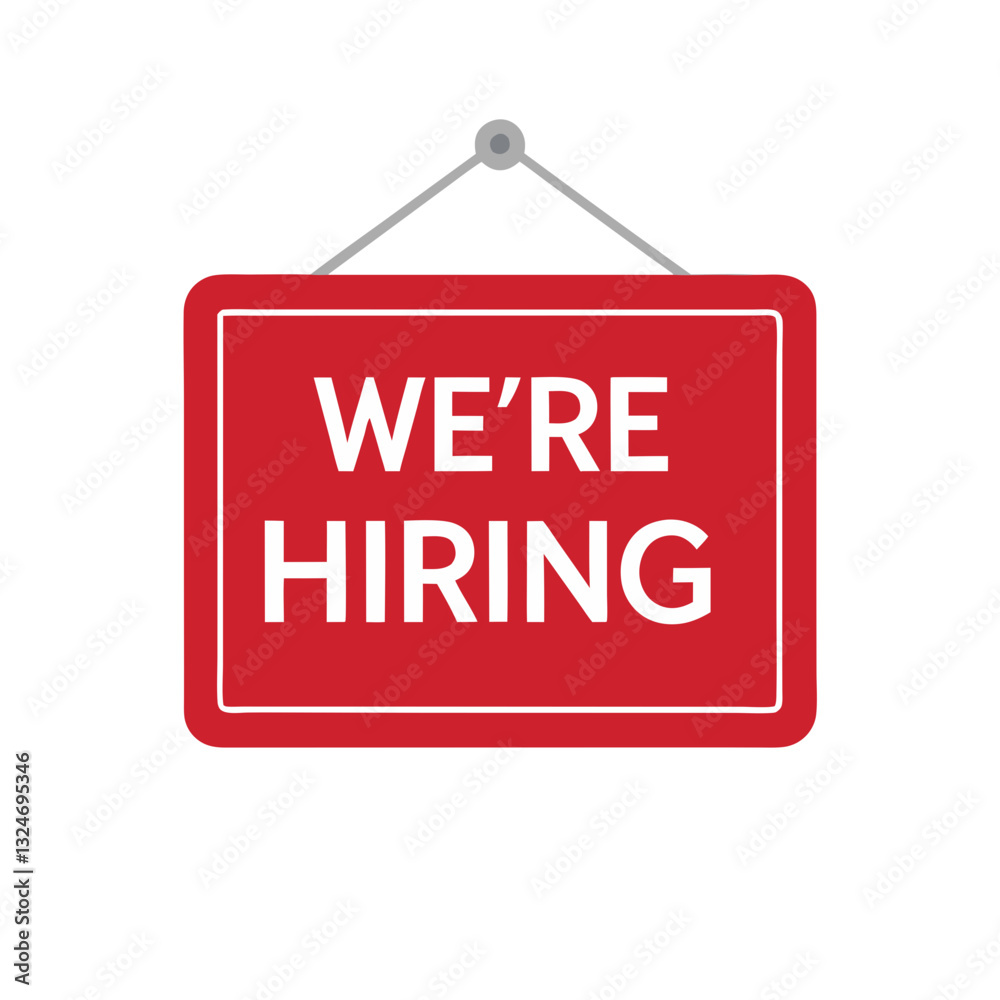open hiring announcement flat icon for apps and websites
open hiring announcement flat icon for apps and websites