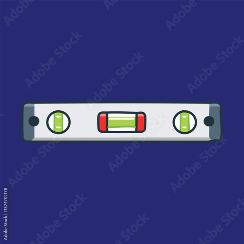 A spirit level, a tool for checking surfaces are level