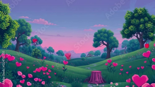 Pixelated Love: A Valentine s Quest in the Enchanted Forest