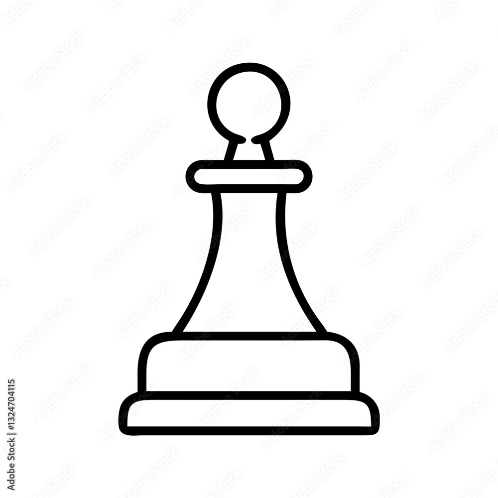 chess pawn icon chess pawn icon