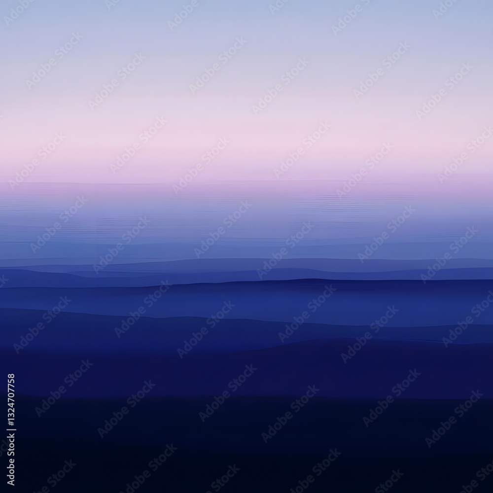 Fototapeta premium A smooth gradient from deep purple to icy blue