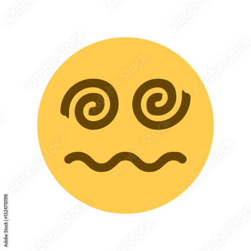 Face with Spiral Eyes