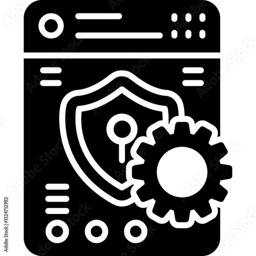Privacy Settings Icon Vector Element