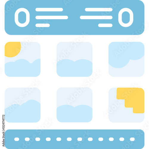 Photos Icon Vector Element