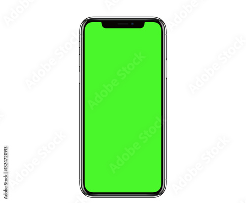 green screen smart phone mockup 