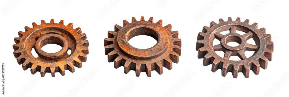 old rusty gears