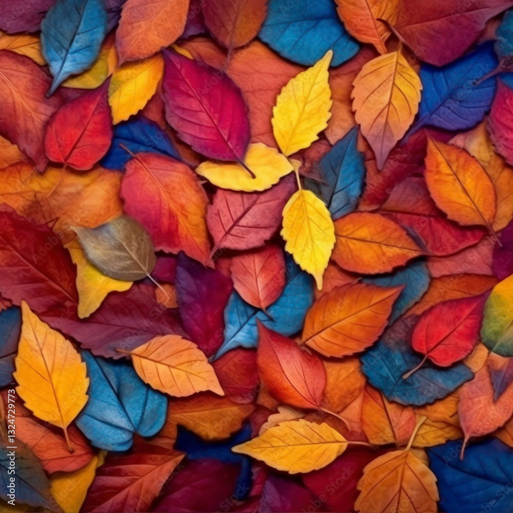 Autumn Leaves in Vibrant Colors Autumn Leaves in Vibrant Colors