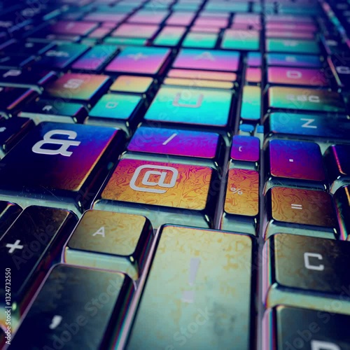 Rainbow Typing A Keyboard That Changes with the Light