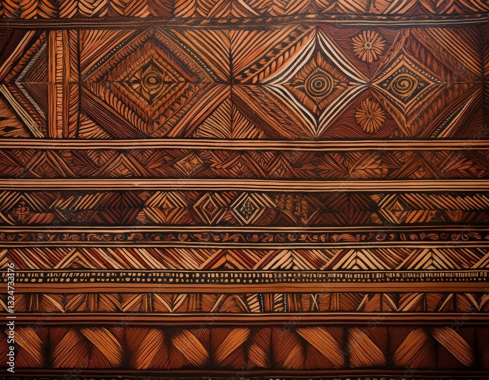 tribal wallpaper with intricate hand drawn patterns in rich earthy tones tribal wallpaper with intricate hand drawn patterns in rich earthy tones
