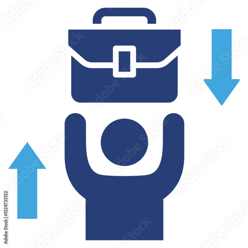 Workload Two Color Icon