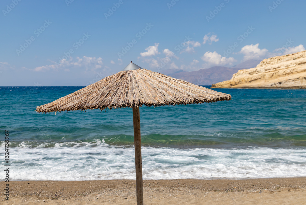 Matala Beach Umbrella