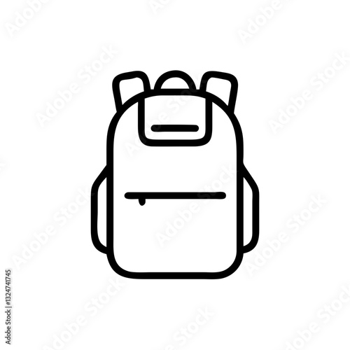 travel bag vector illustration icon