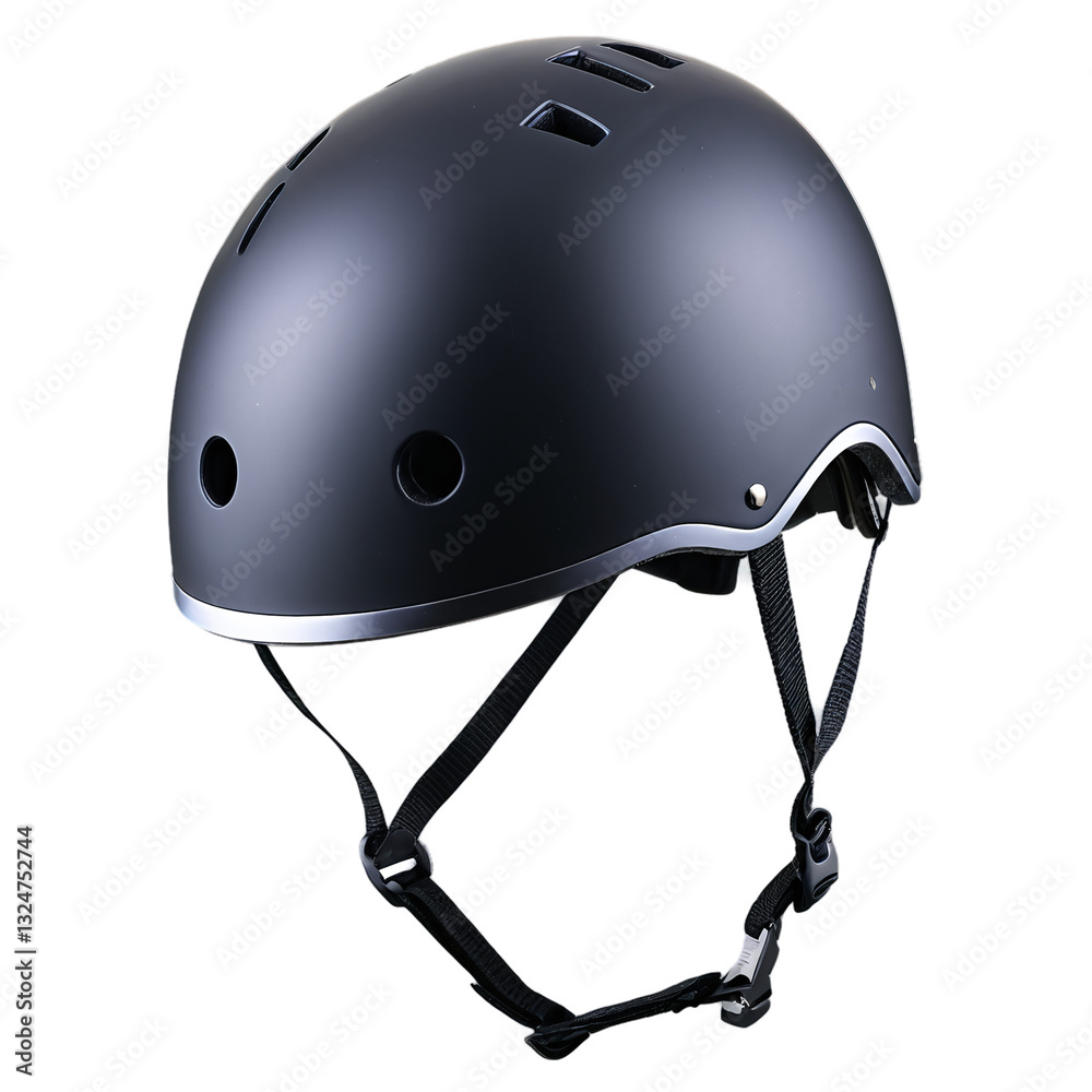 Fototapeta premium Bicycle helmet isolated on transparent background