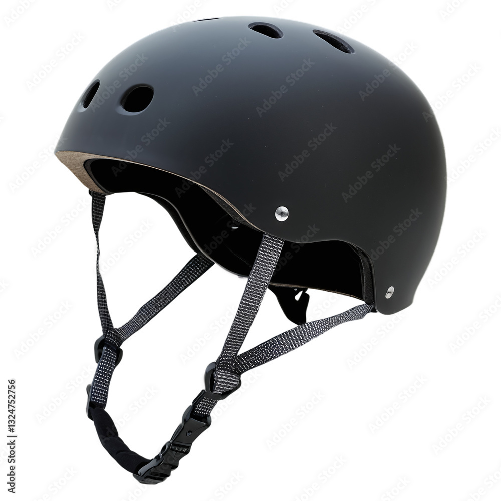 Fototapeta premium Bicycle helmet isolated on transparent background