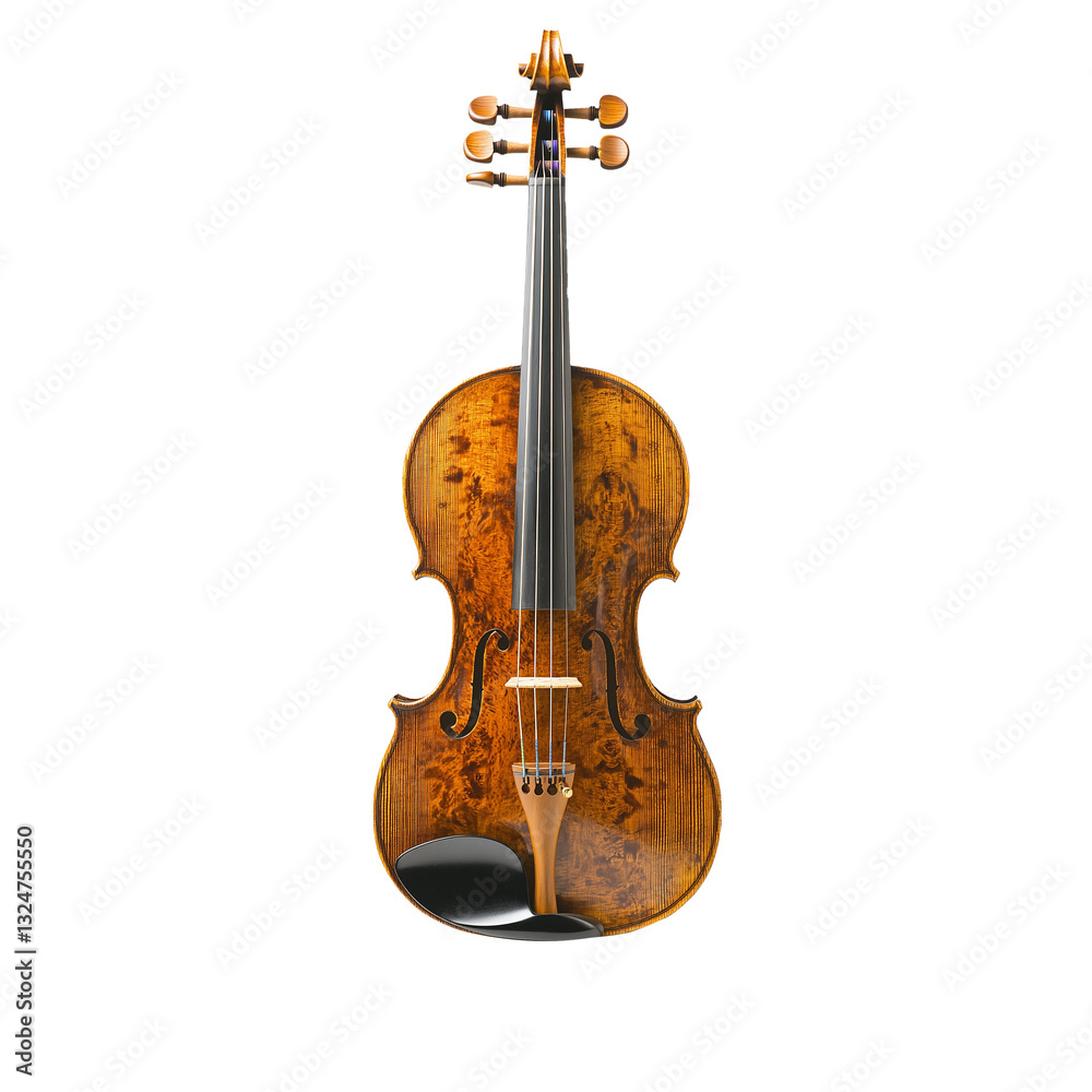 Fototapeta premium Violin Isolated Background
