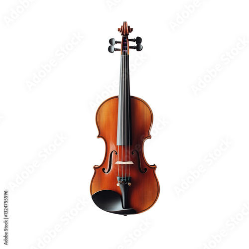 Violin Isolated Background