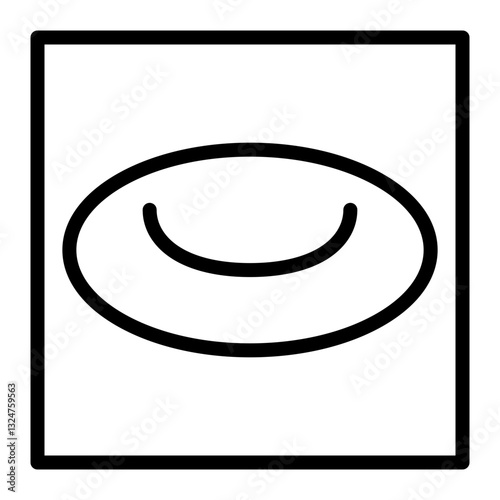 Petri Dish Line Icon