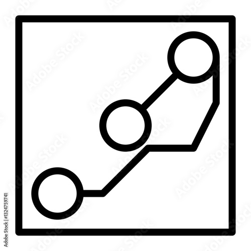 Robotic Arm Line Icon