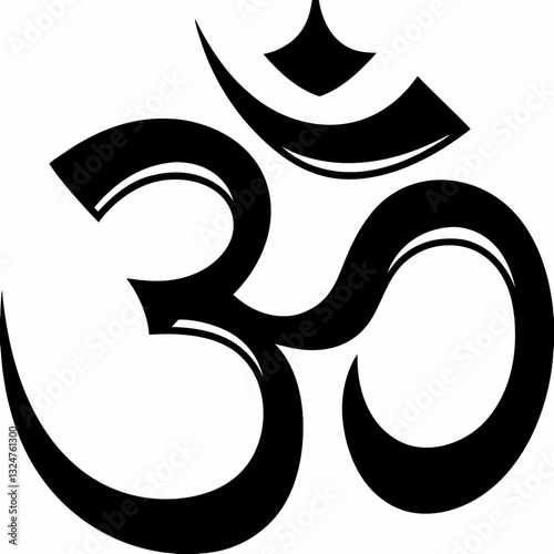 Om Symbol Illustration