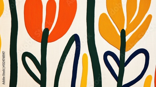 This close up showcases vibrant flower designs meticulously embroidered with fine details and rich colors on a textured fabric