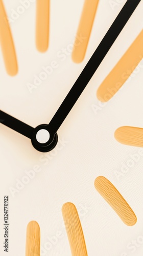 Close-up of watch details showcases the precision of hour hand movement and the unique texture of the dial, emphasizing fine craftsmanship