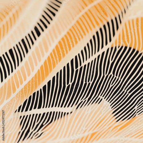 Intricate patterns reveal the beauty of fabric with sharp lines and textures highlighted in a macro exploration of textile art