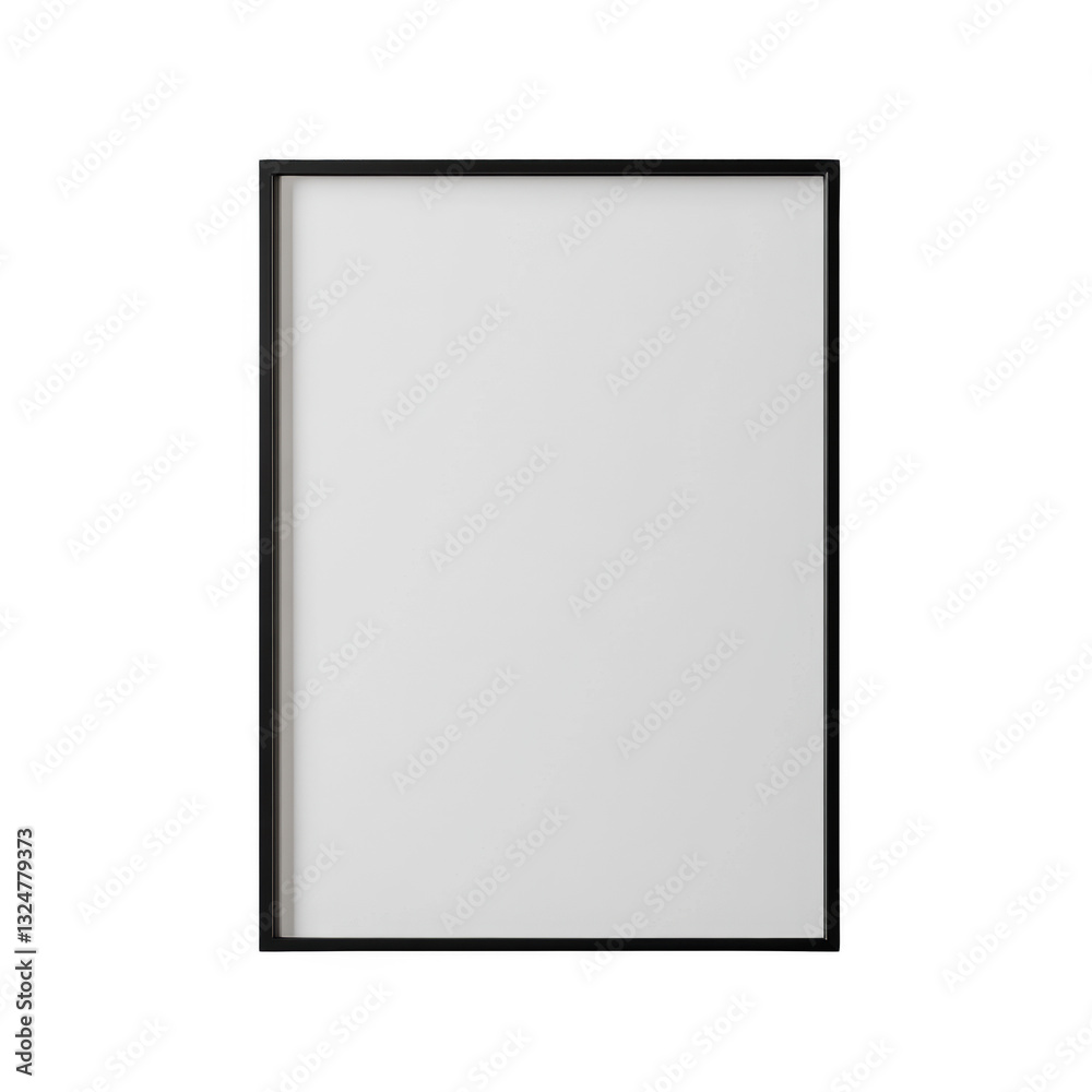 Blank canvas:A contemporary black framed artwork with a pristine canvas. Blank canvas:A contemporary black framed artwork with a pristine canvas.