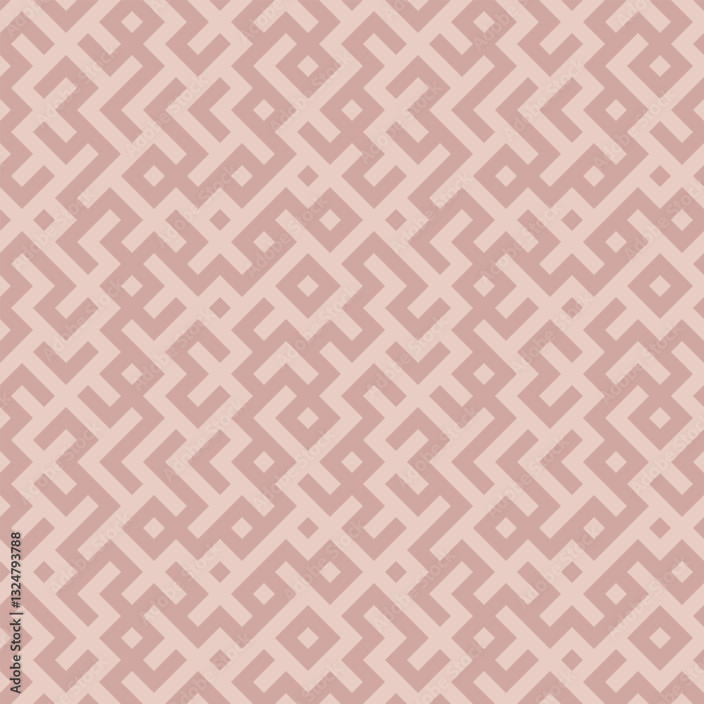 Simple Minimalist line Maze seamless Pattern. Geometric Labyrinth background in pastel colors. Great for wallpaper, cover, packaging, wrapping paper, textile print, interior design Simple Minimalist line Maze seamless Pattern. Geometric Labyrinth background in pastel colors. Great for wallpaper, cover, packaging, wrapping paper, textile print, interior design