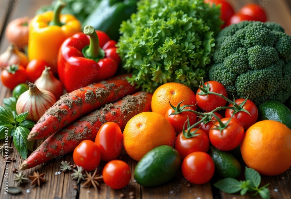 colorful vibrant arrangement fresh ingredients displaying nutritional benefits artistic presentation, aesthetic, bowl, bright, composition, capturing colorful vibrant arrangement fresh ingredients displaying nutritional benefits artistic presentation, aesthetic, bowl, bright, composition, capturing